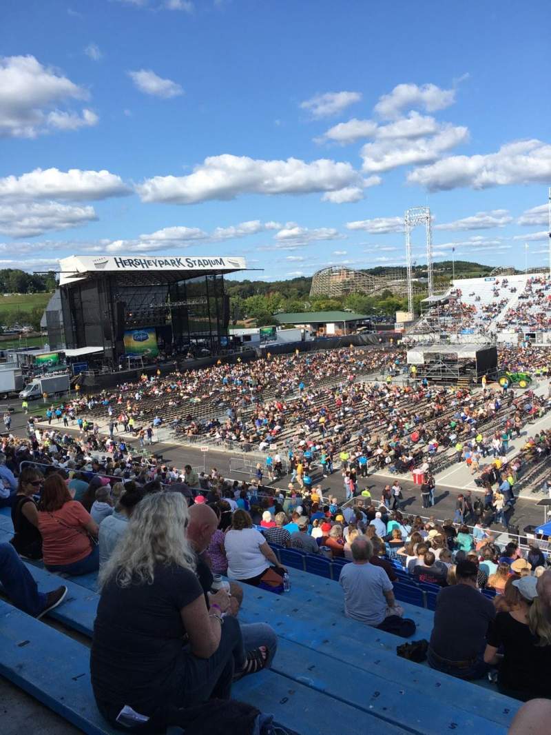 Hershey Park Stadium Section Row Y Seat Willie Nelson