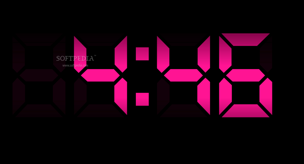 Desktop Clock Wallpaper Digital