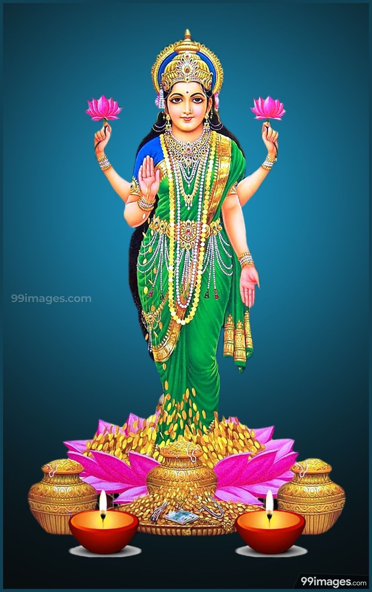 1080p Ultra HD High Resolution Full Wallpaper Goddess Lakshmi