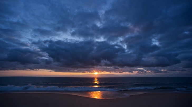HD Superb Sunset Wallpaper Beach