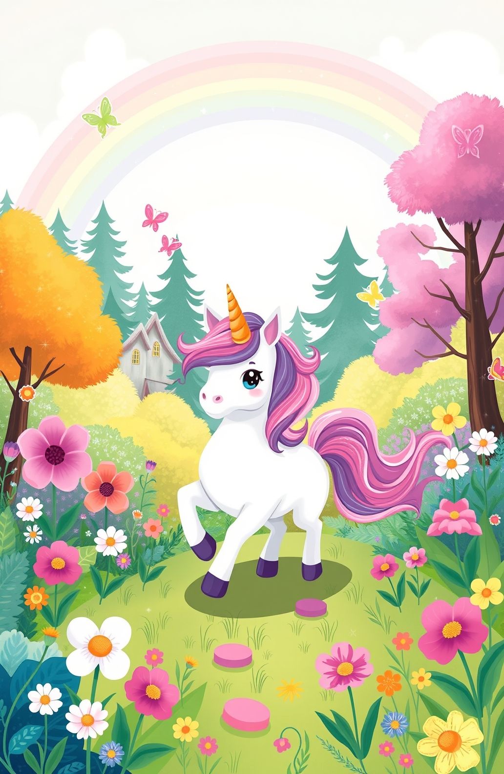 Cute Unicorn Wallpaper