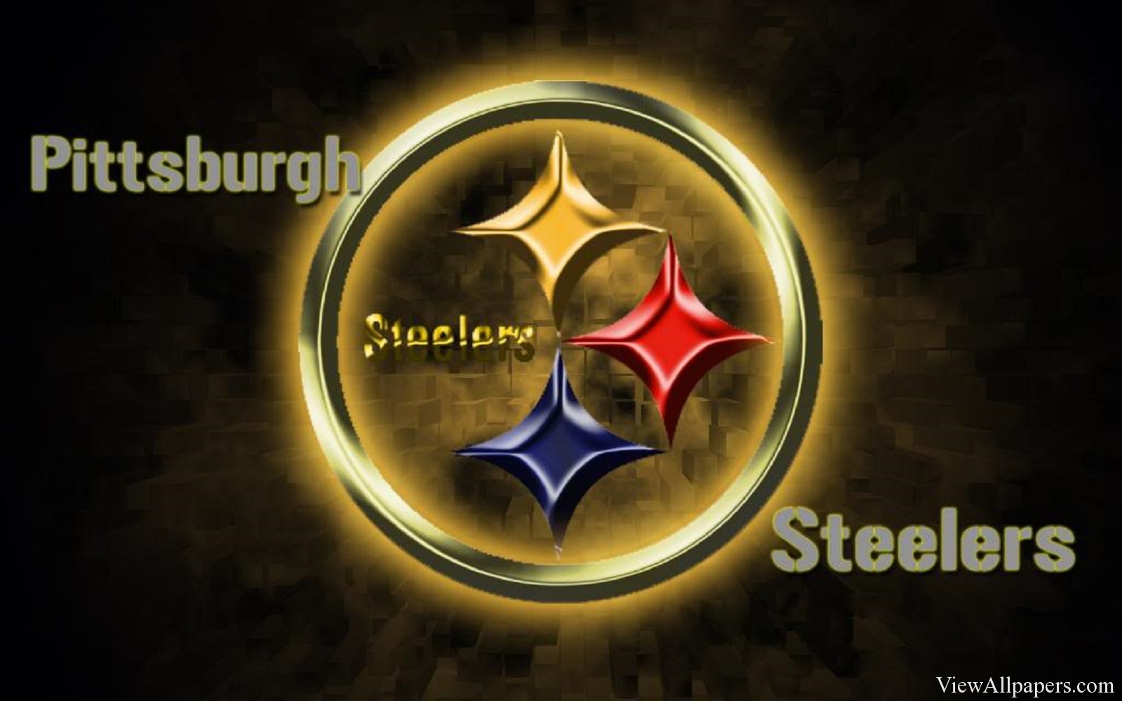 HD Resolution Wallpaper download Pittsburgh Steelers Logo For PC 1600x1000