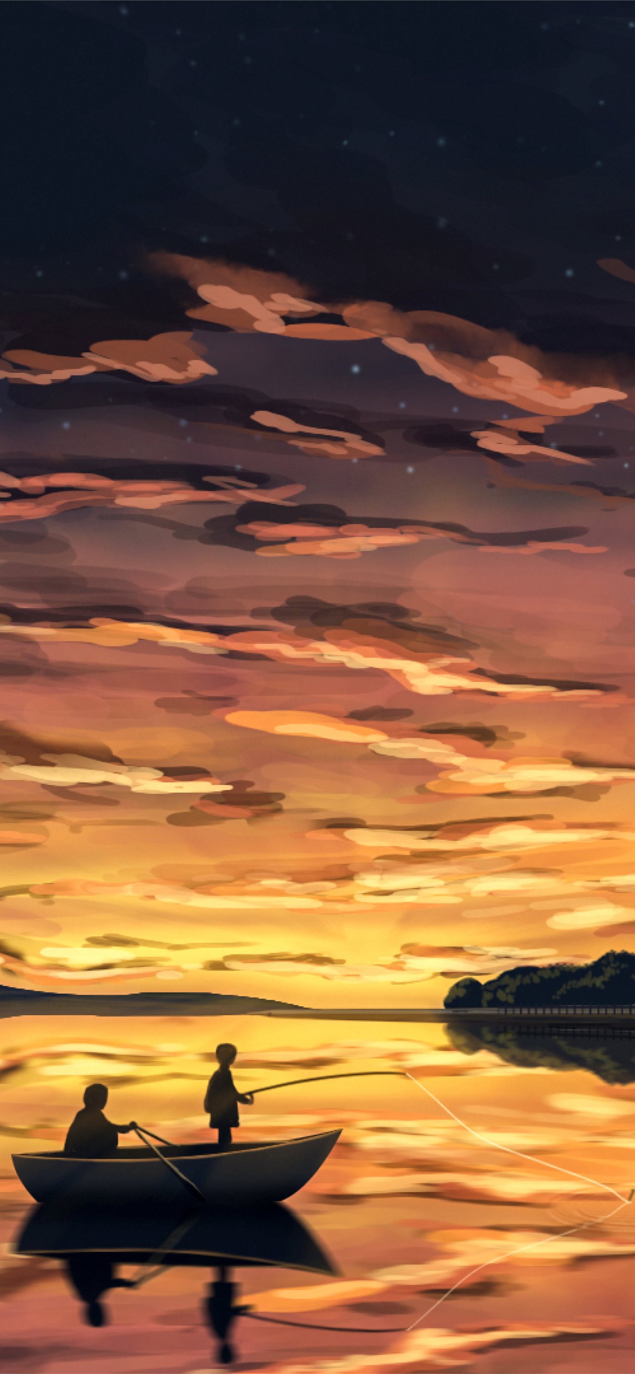 Fishing iPhone Wallpaper
