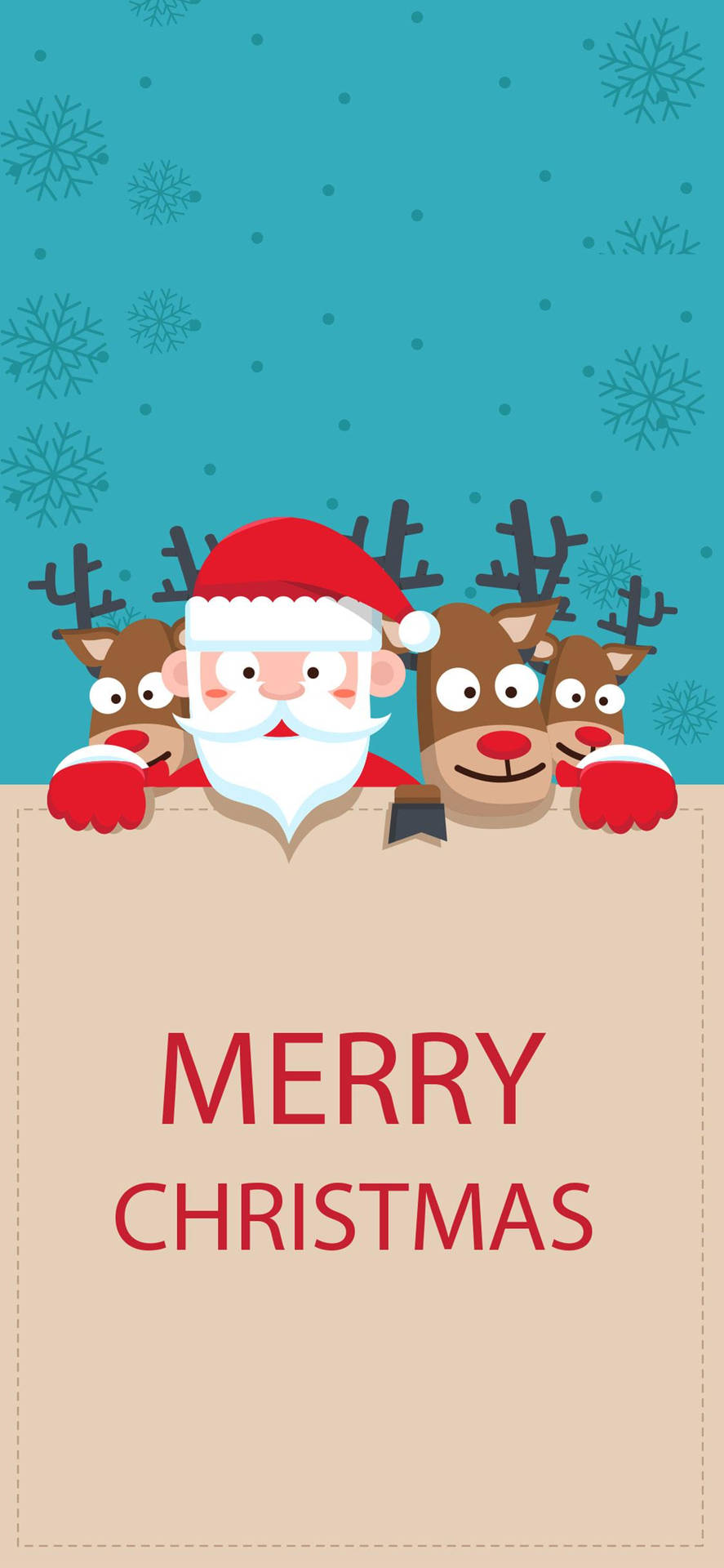 Merry Christmas iPhone Wallpaper