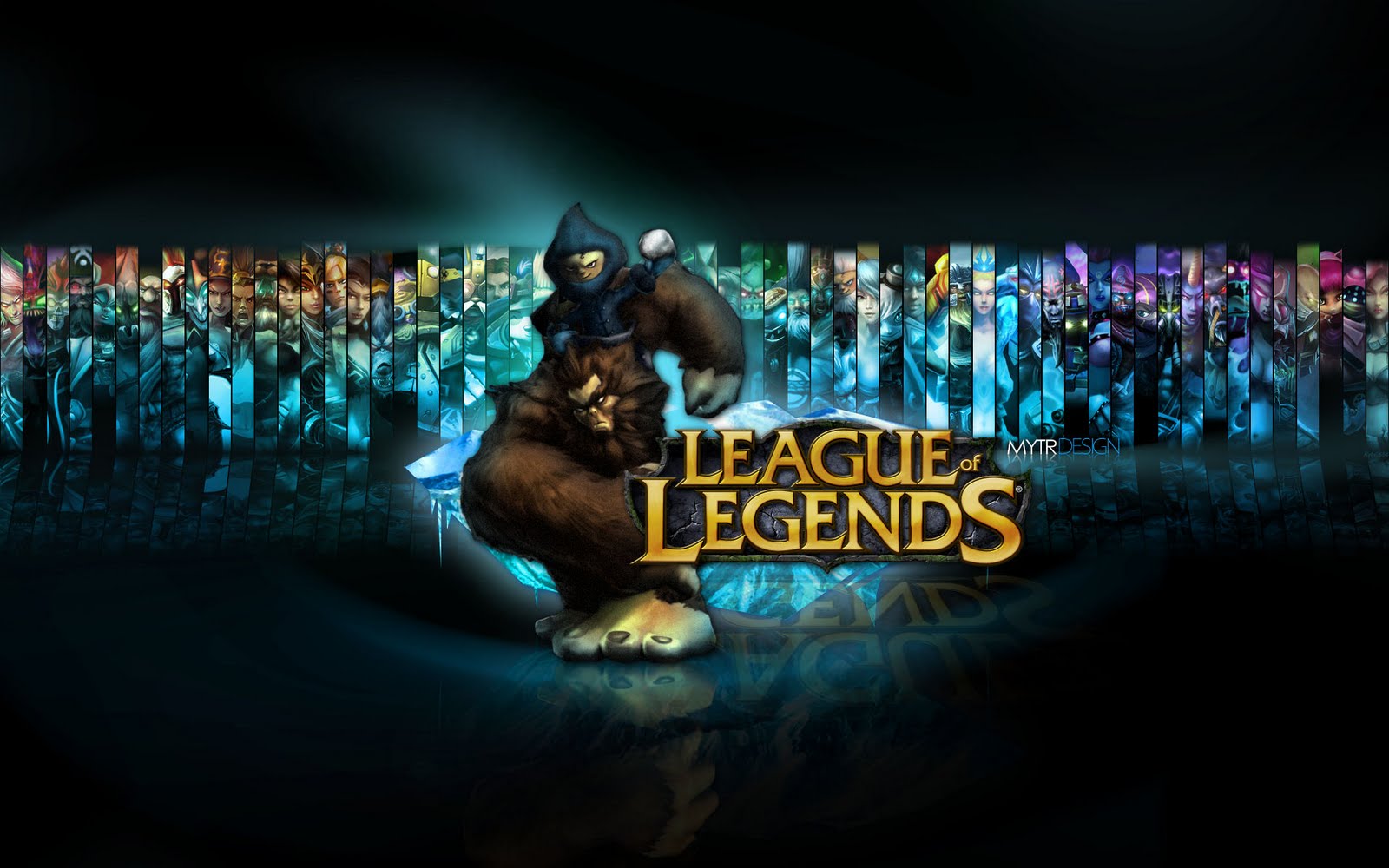 Nunu And League Of Legends Champions Wallpaper