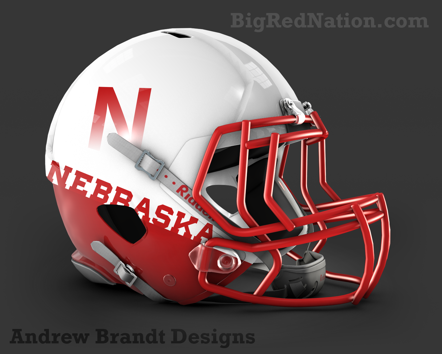 Andrew Brandt S Design Of Nebraska On The Horizon Line Helmet