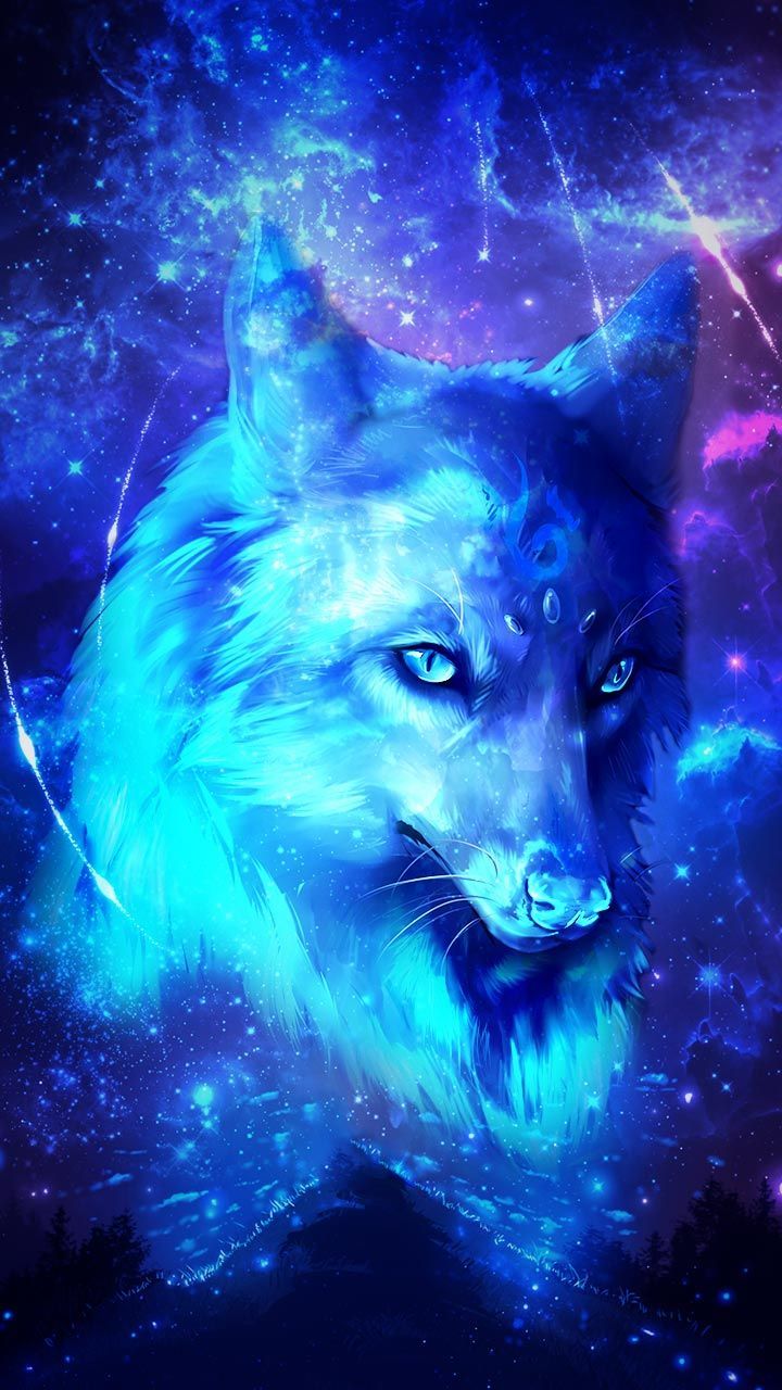 Galaxy Wolf Wallpaper