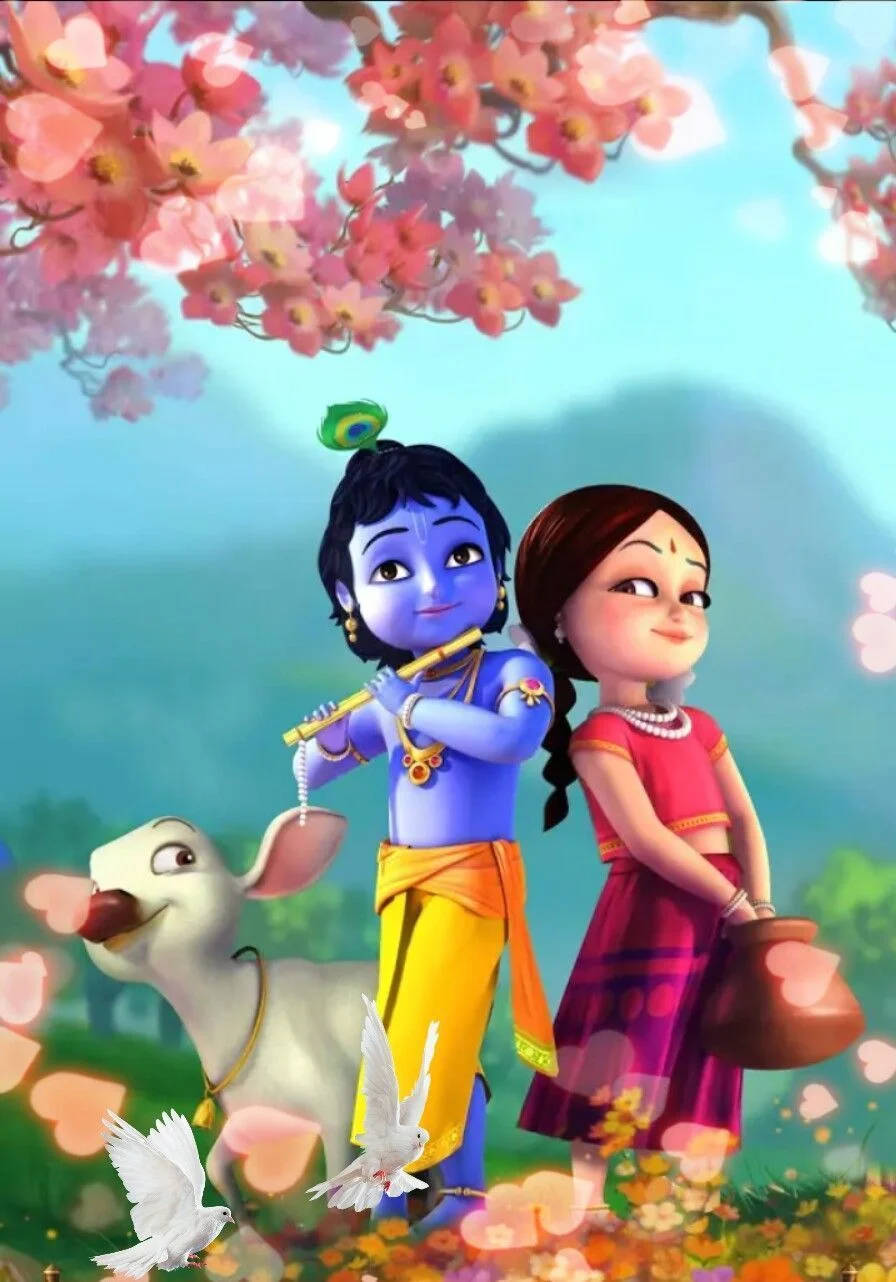 Incredible Compilation Of Little Krishna Image In Full 4k Resolution Wallpaper