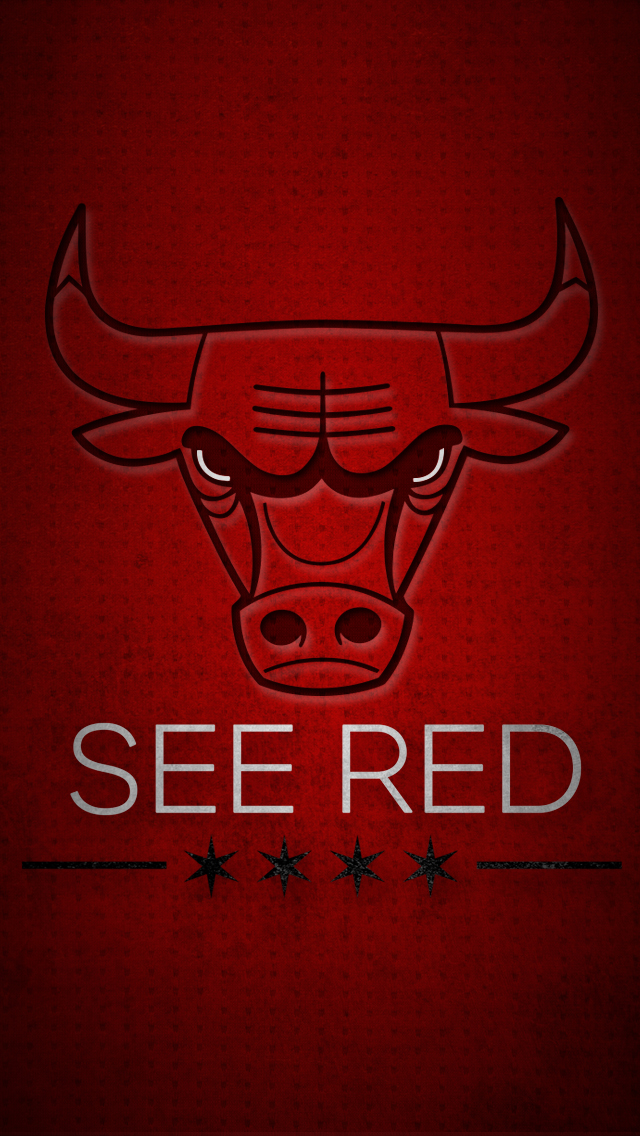 Chicago Bulls See Red Wallpaper Wallpaper for iphone