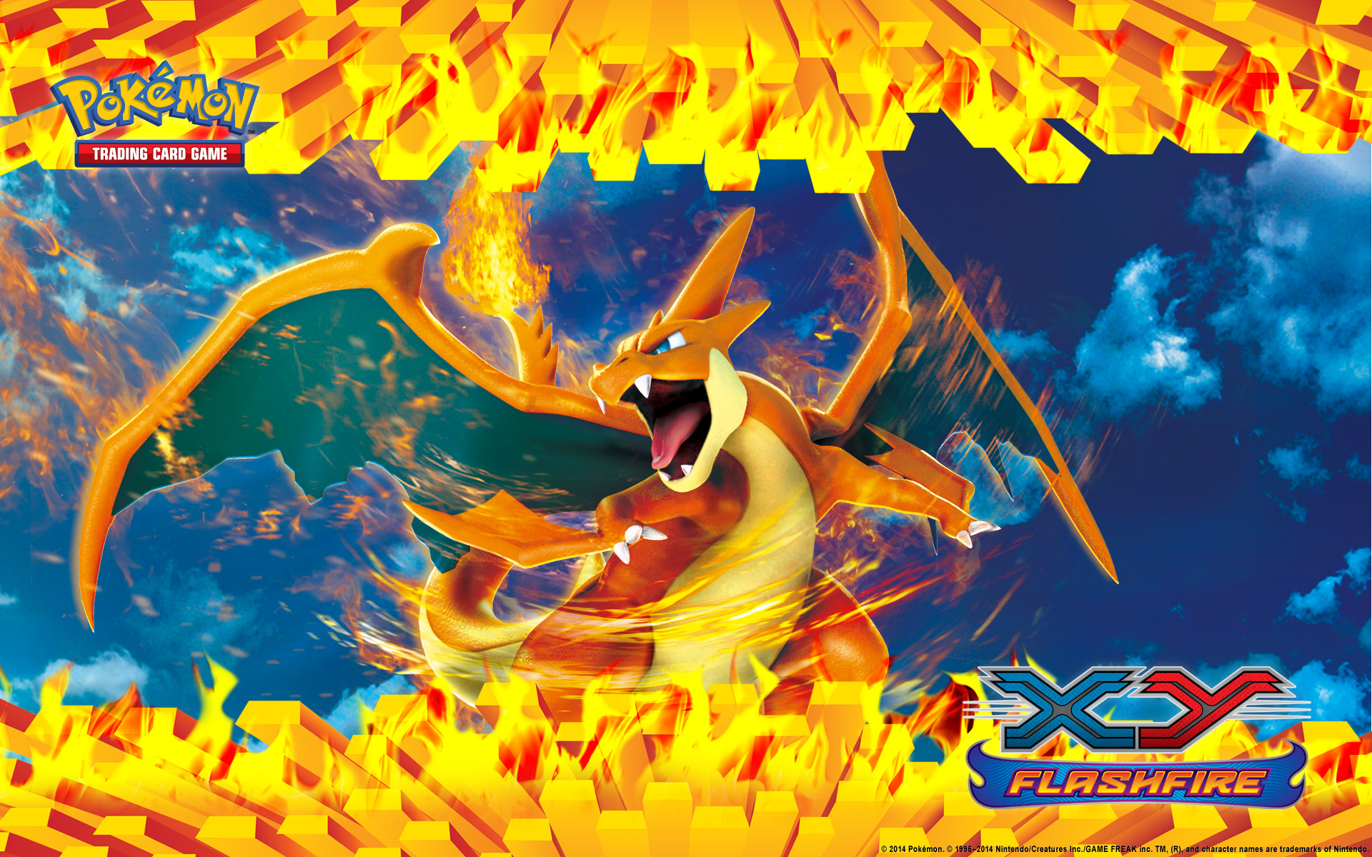 Displaying Image For Pokemon Charizard X Card