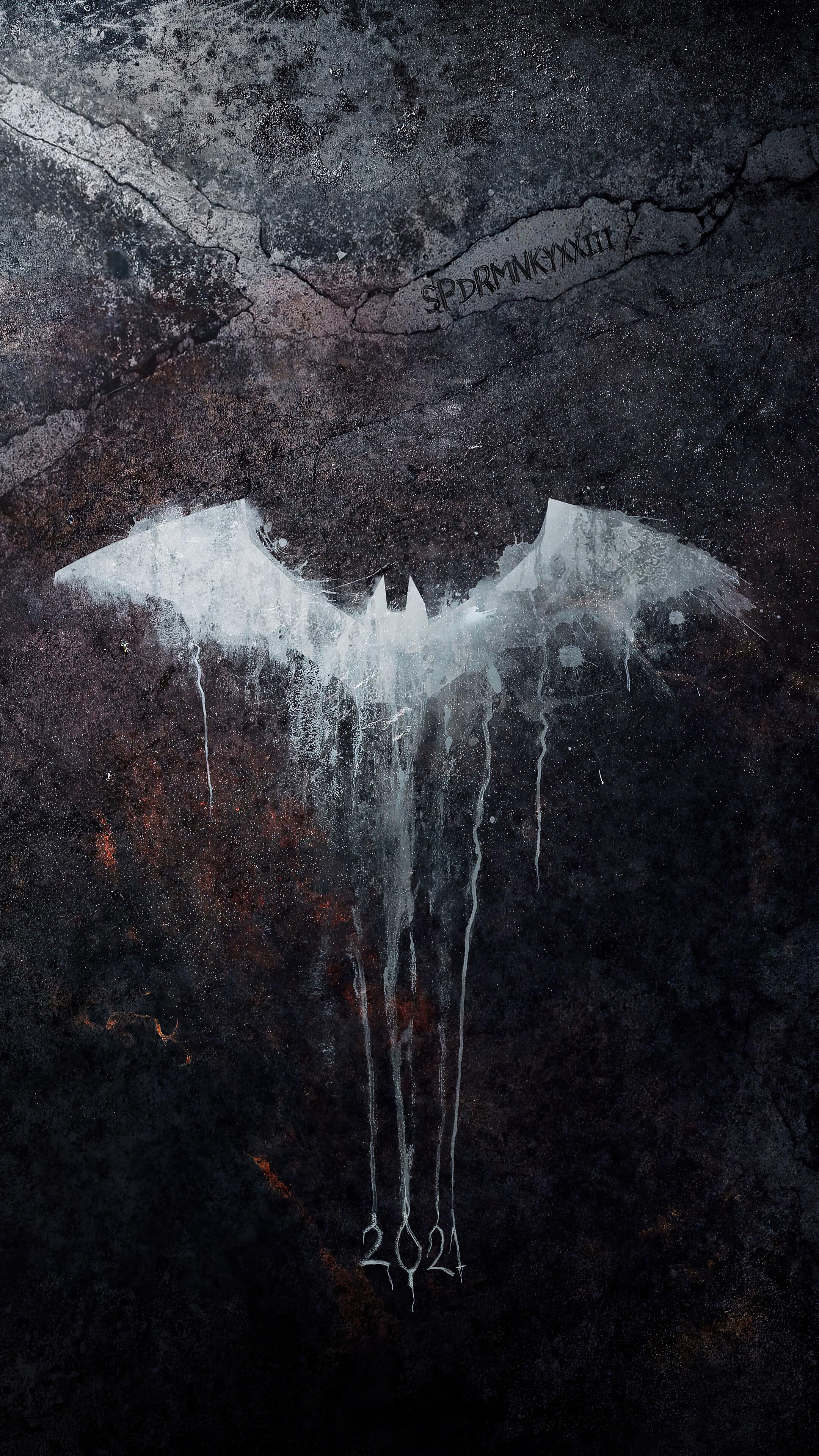 The Batman Movie Logo 4k Wallpaper