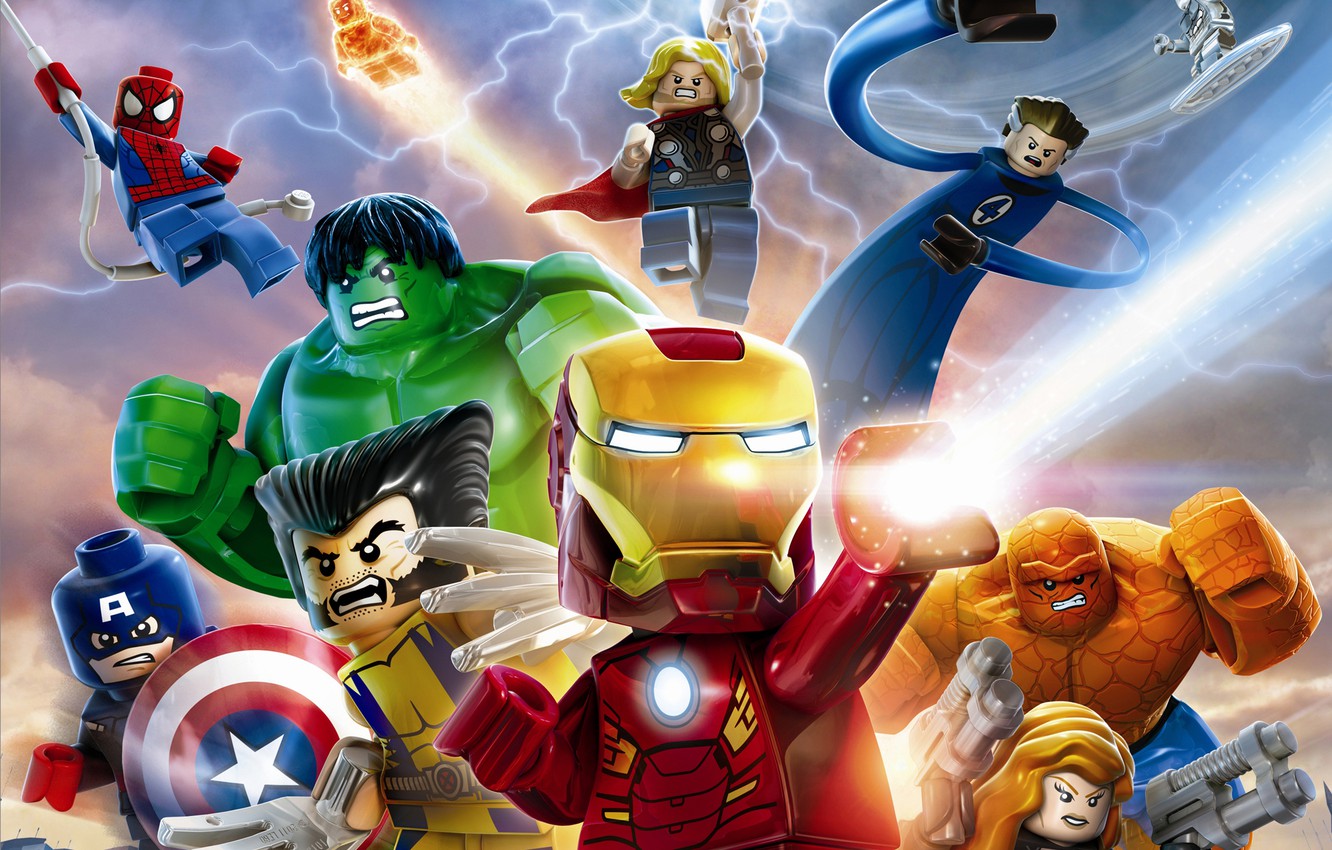 Wallpaper Toys Being Lego Wolverine Iron Man
