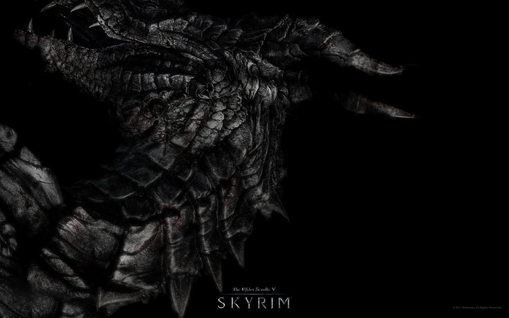 Skyrim Dragon HD Wallpaper The Elder Scrolls V