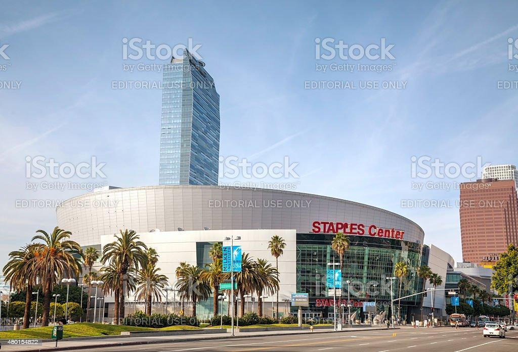 Staples Center In Downtown Los Angeles Ca Stock Photo