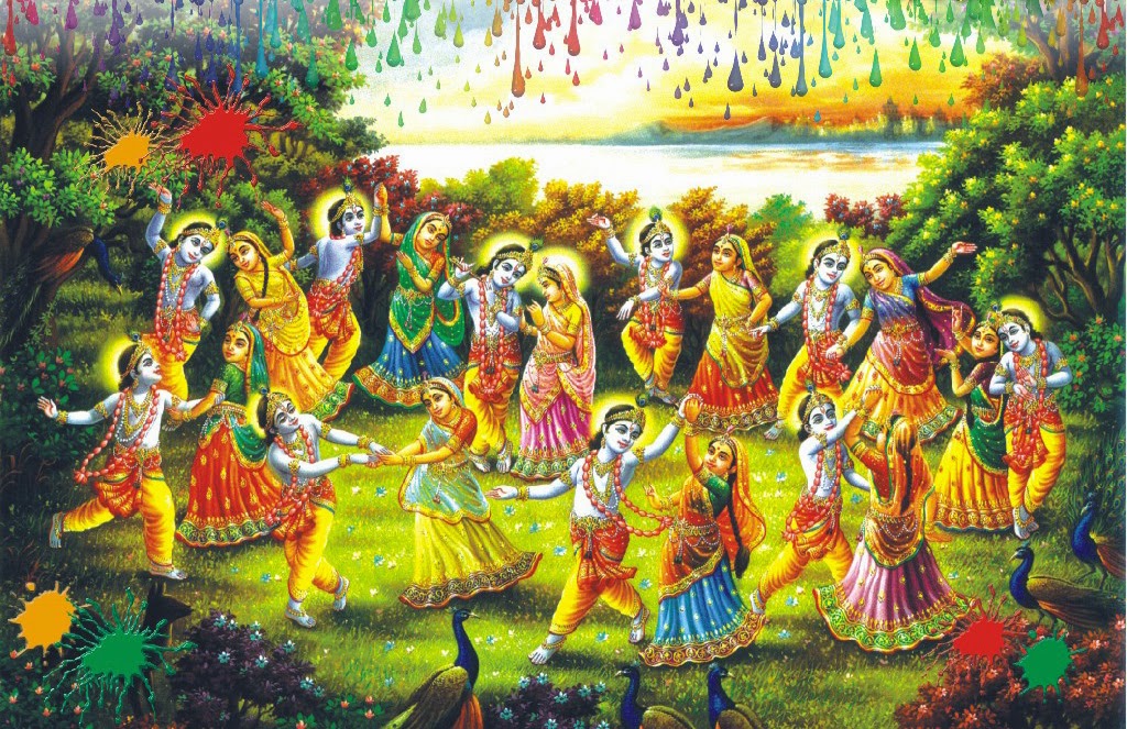 Happy Holi Special Radha Krishna Wallpaper HD