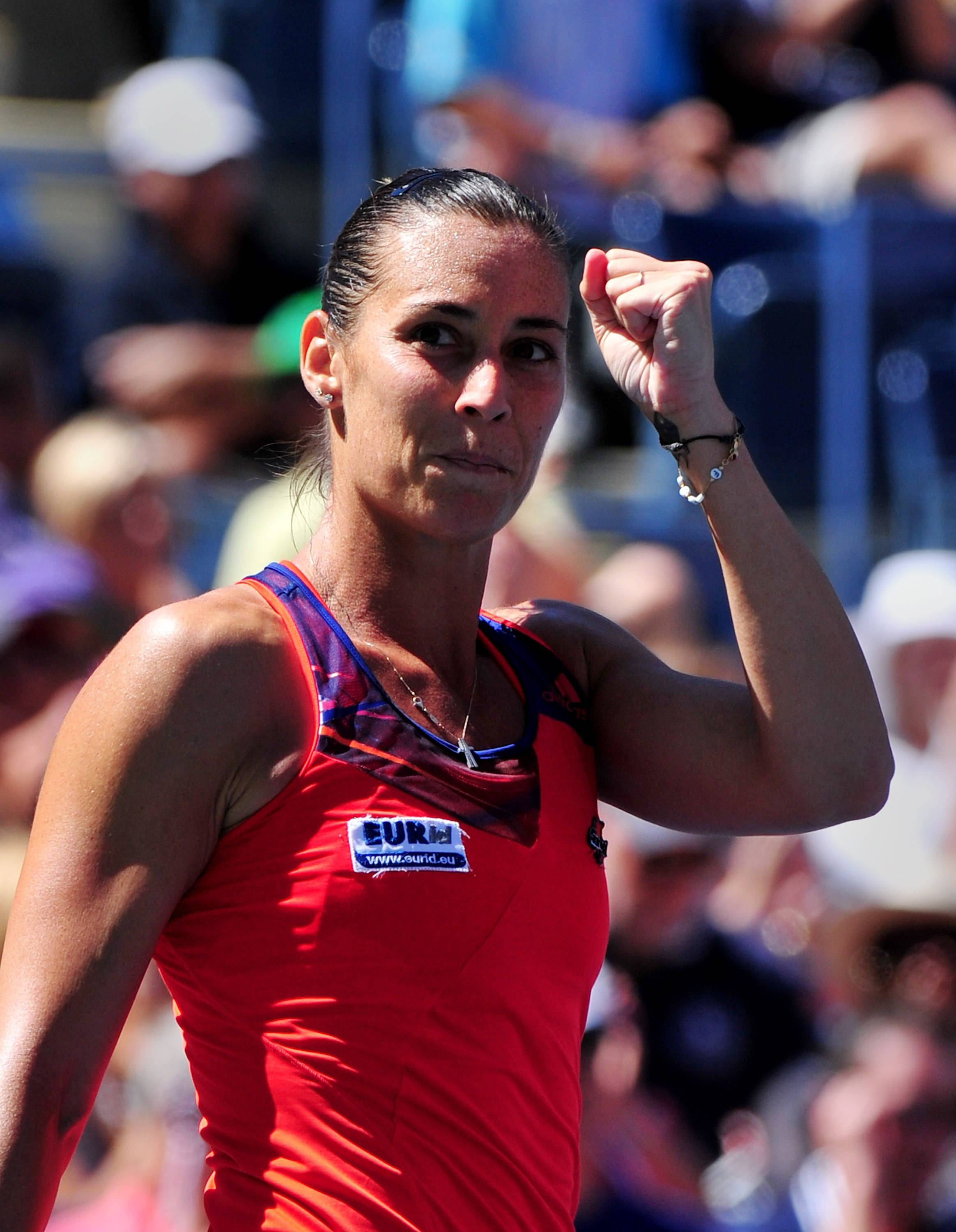 Flavia Pennetta Pursed Lips Wallpaper