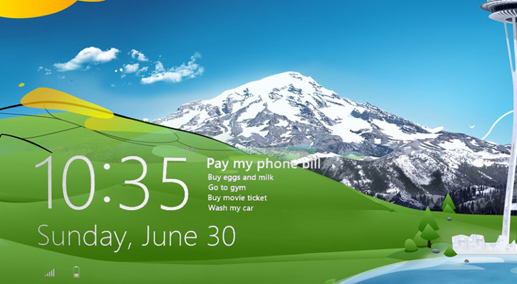 Microsoft Confirms Lock Screen Background Bug in Windows 81 Preview