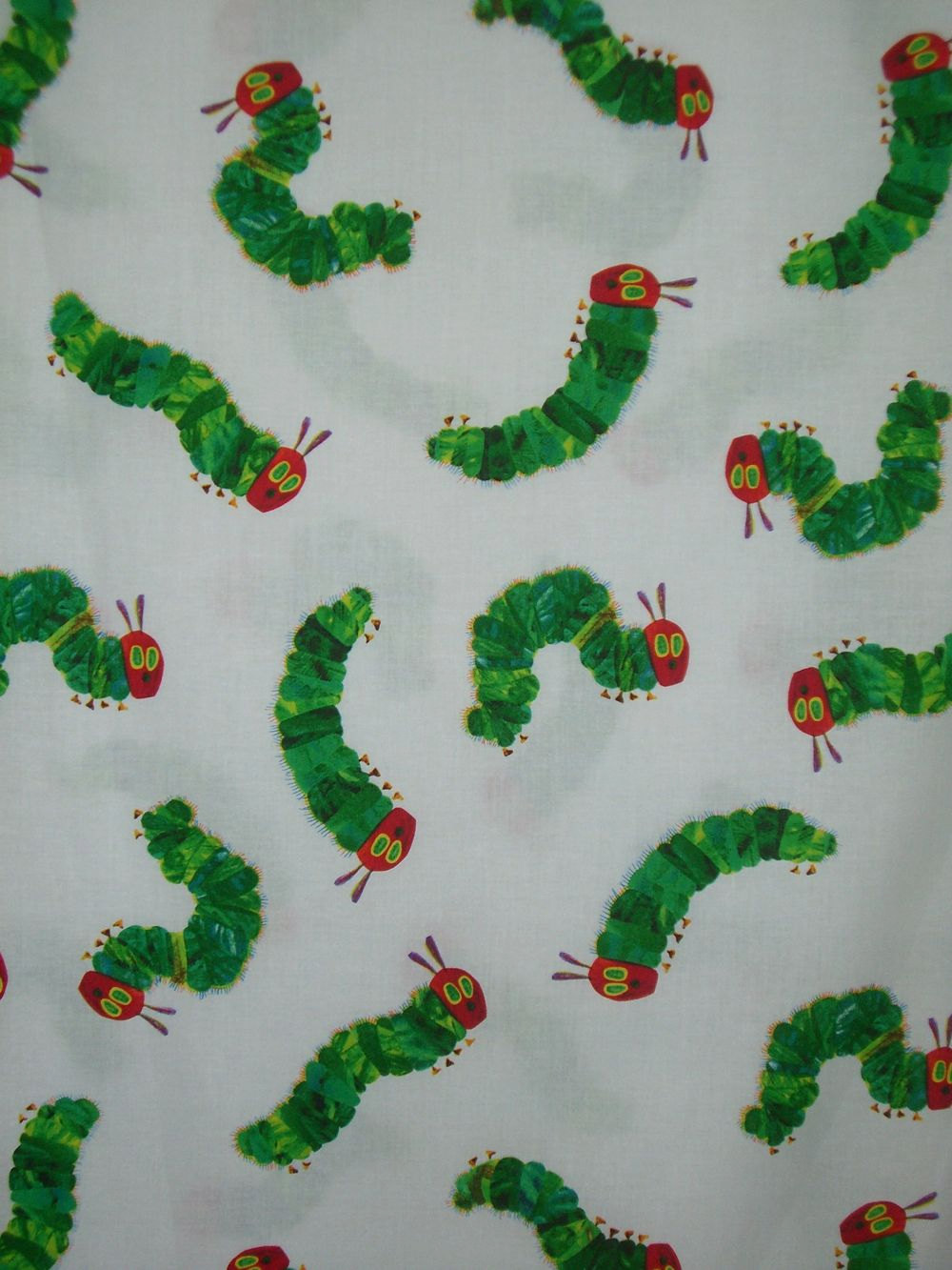 Very Hungry Caterpillar Print Pure Cotton By Fabricsandtrimmings