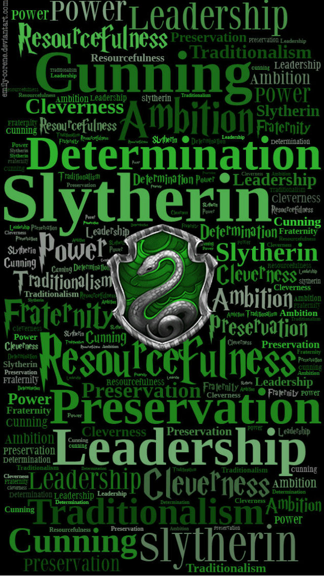 HD Slytherin Traits Phone Wallpaper by emily corene on