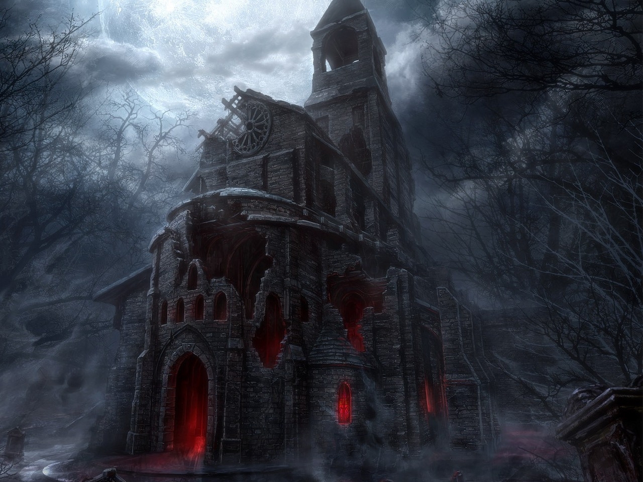 Halloween Image Haunted House HD Wallpaper And Background Photos