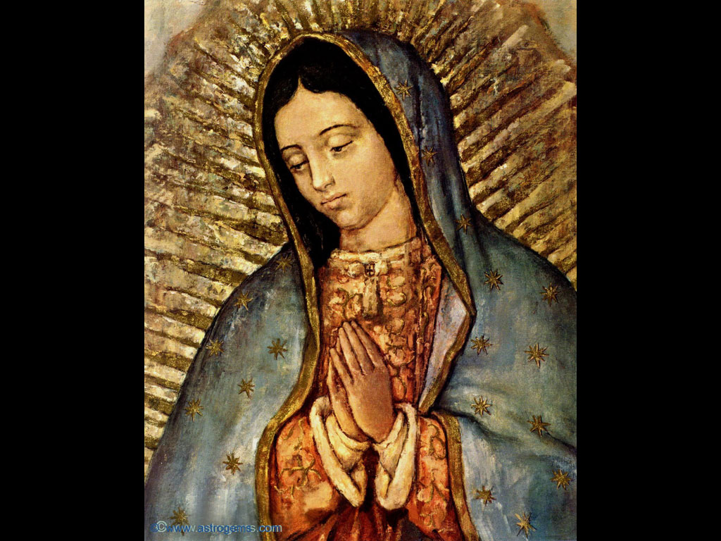 Our Lady Of Guadalupe Face Wallpaper Background