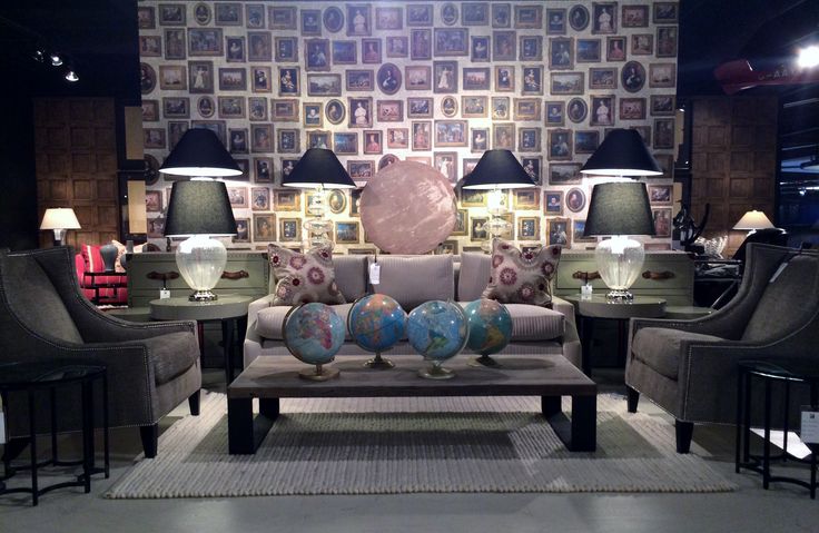 Tables Lamps And Vintage Globes Wallpaper Our New Gallery Taupe