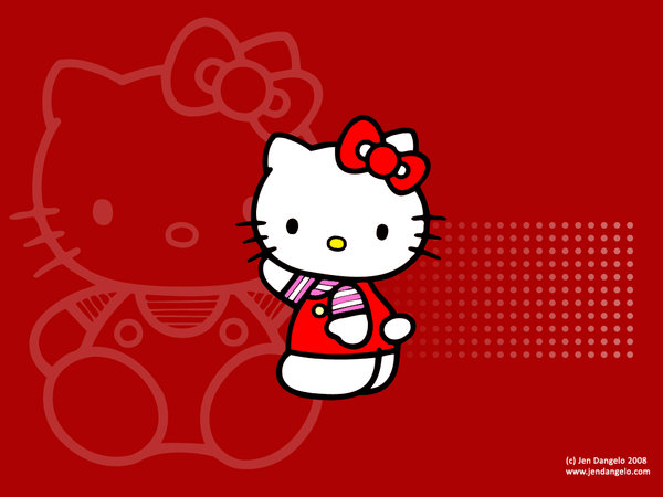 Hello Kitty Wallpaper Red By Tearless Envy