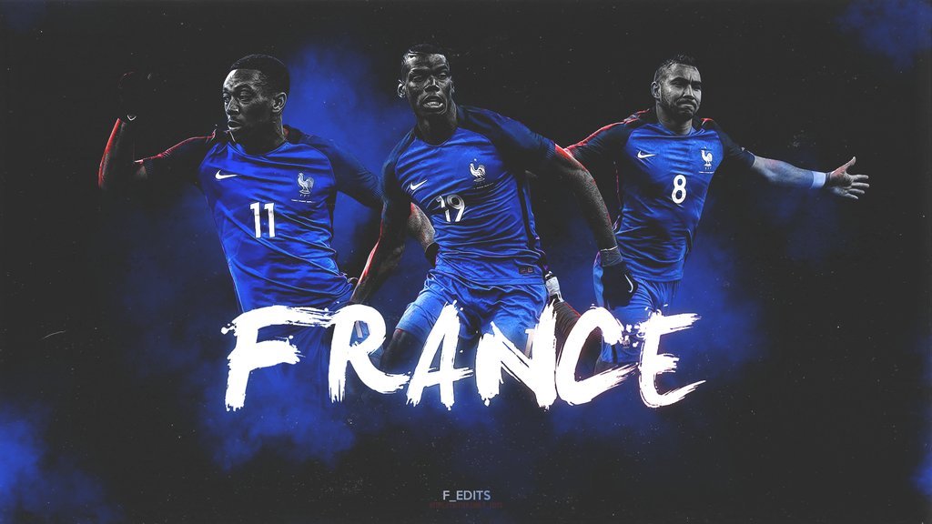 F France Wallpaper Anthony Martial Paul Pogba