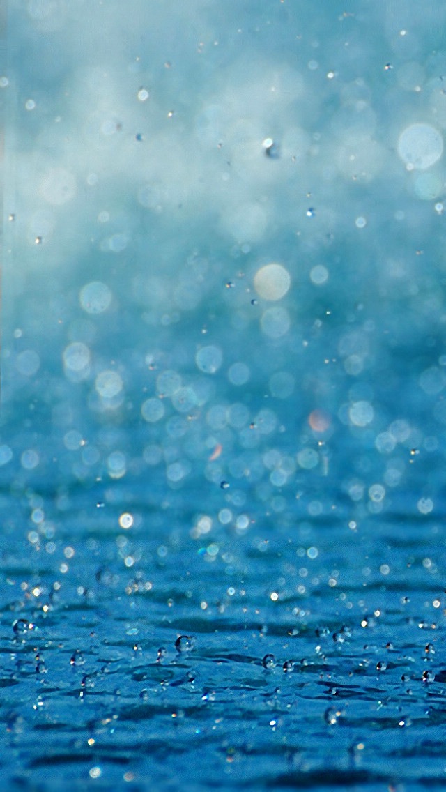 Raindrop And Halos iPhone Plus Wallpaper