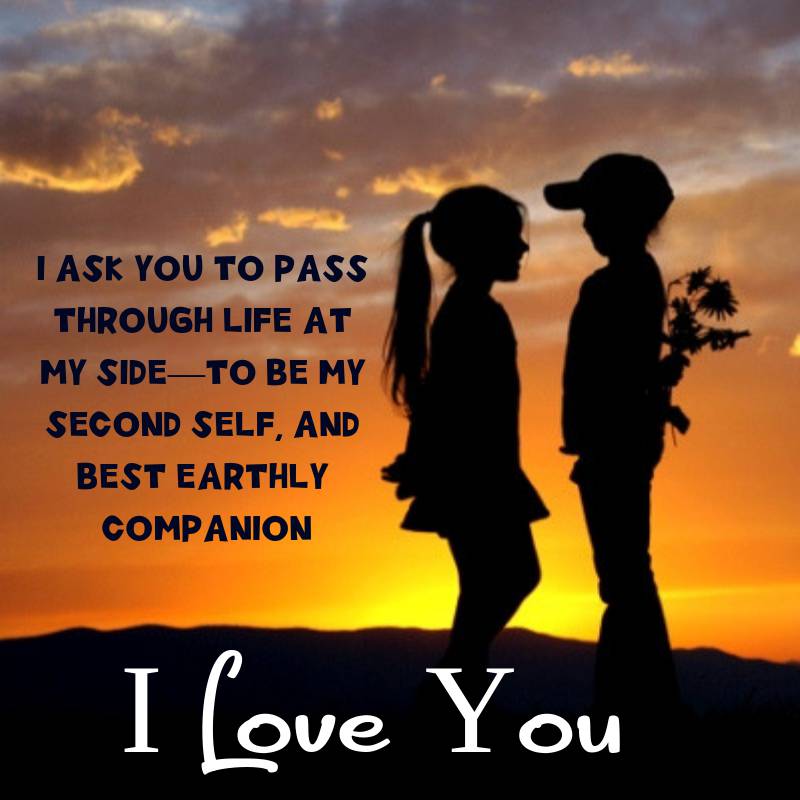 Love Proposal Image With Quotes In English Pics HD