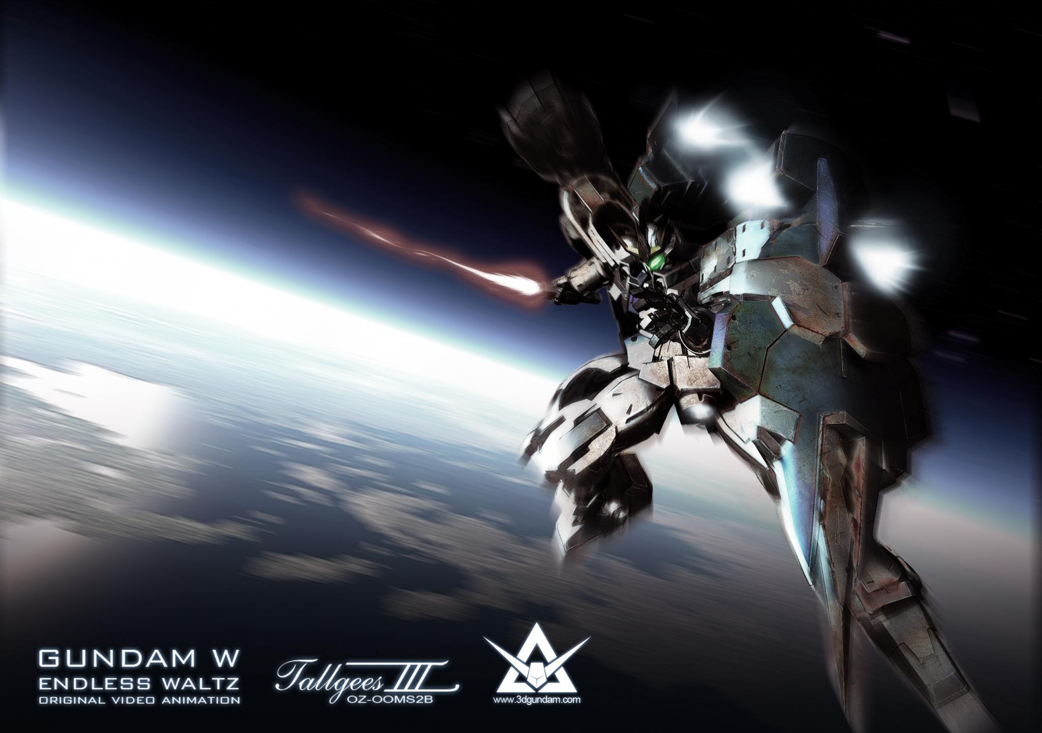  Gundam Wing Mecha Shield Space Wallpaper 2048x1441 Full HD