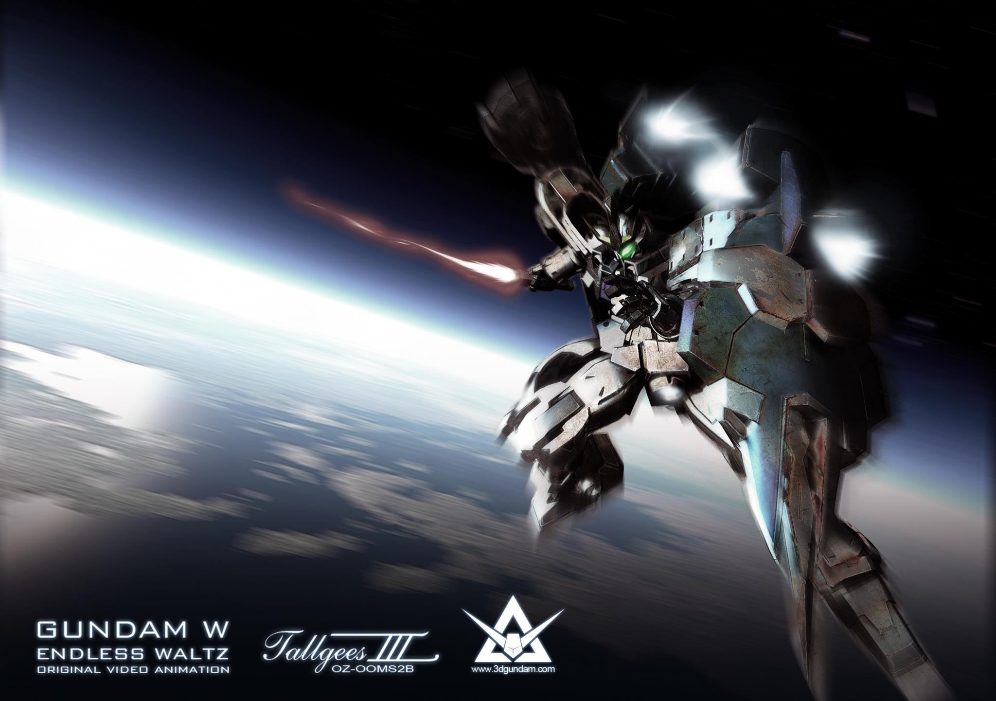 Gundam Wing Mecha Shield Space Wallpaper Full Hd