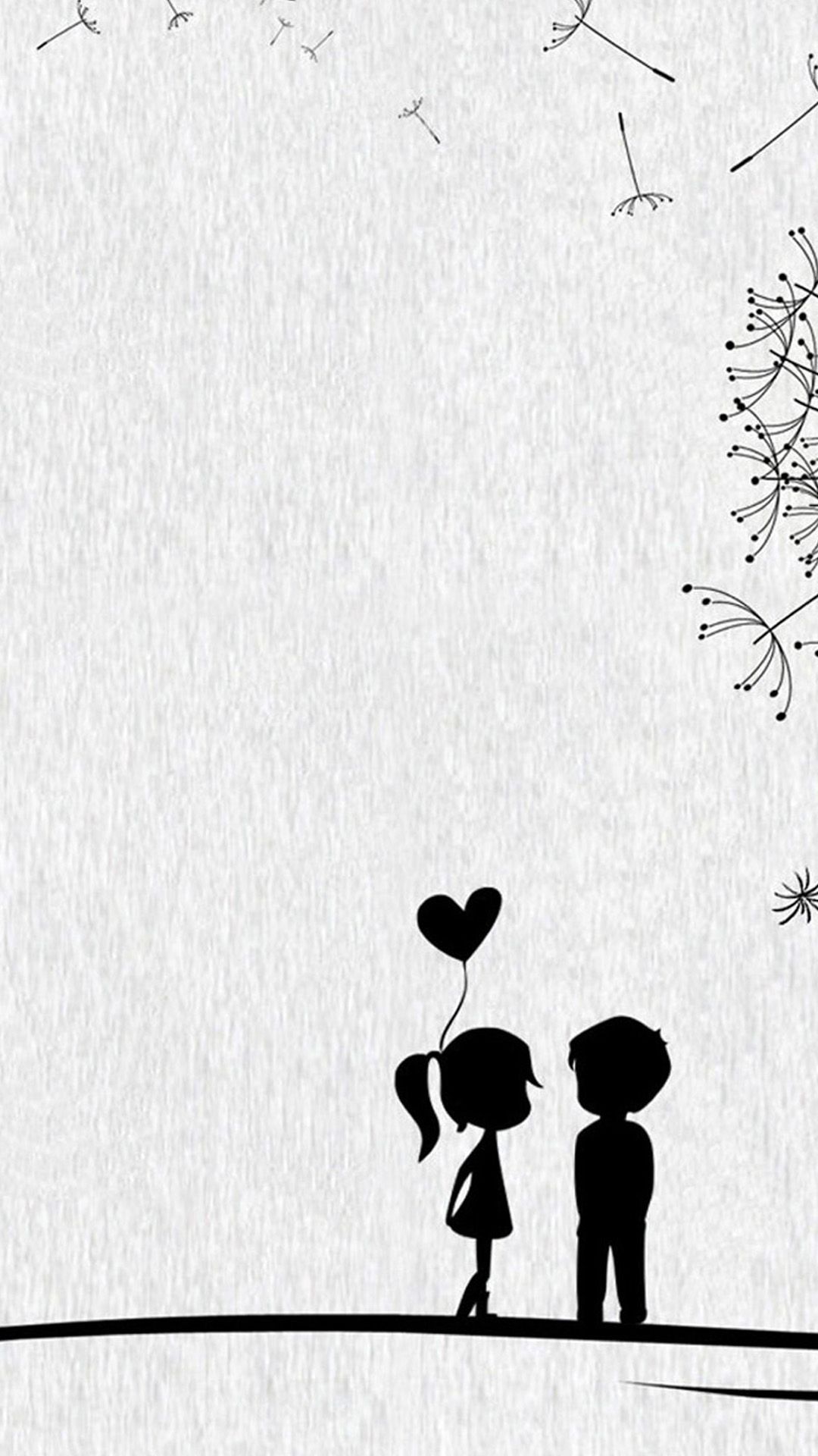 Cute Couple Love iPhone Wallpaper On