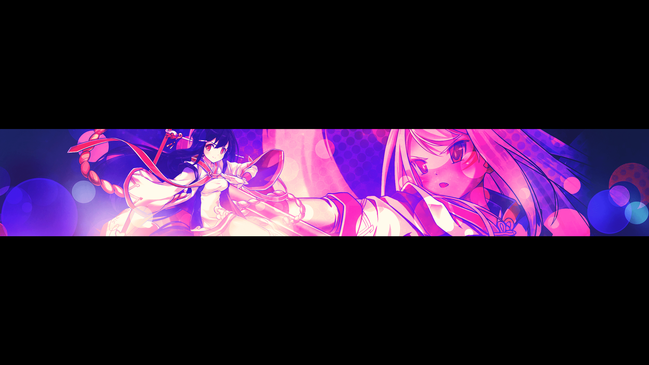 X Pixels Banner Anime Wallpaper