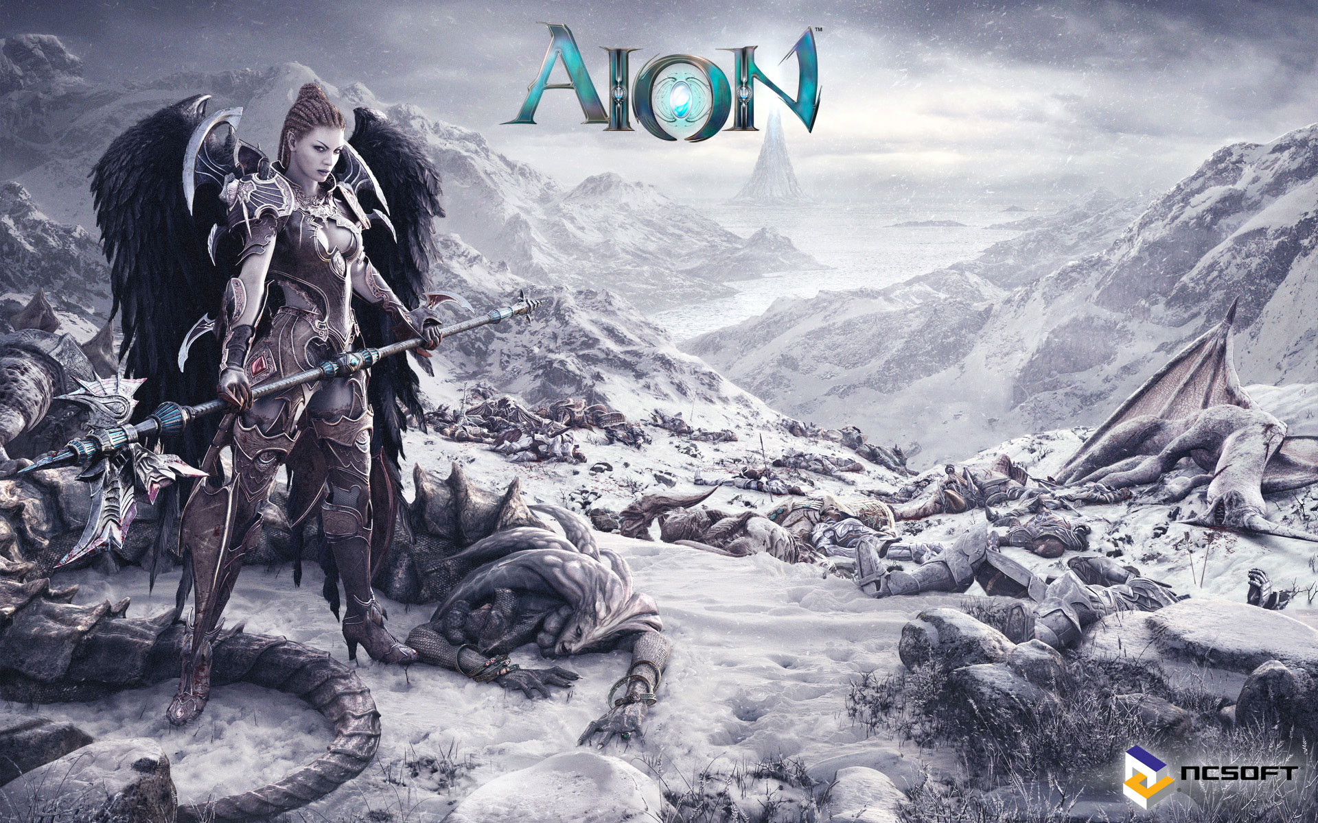 Aion Online Game HD wallpaper 1920x1200