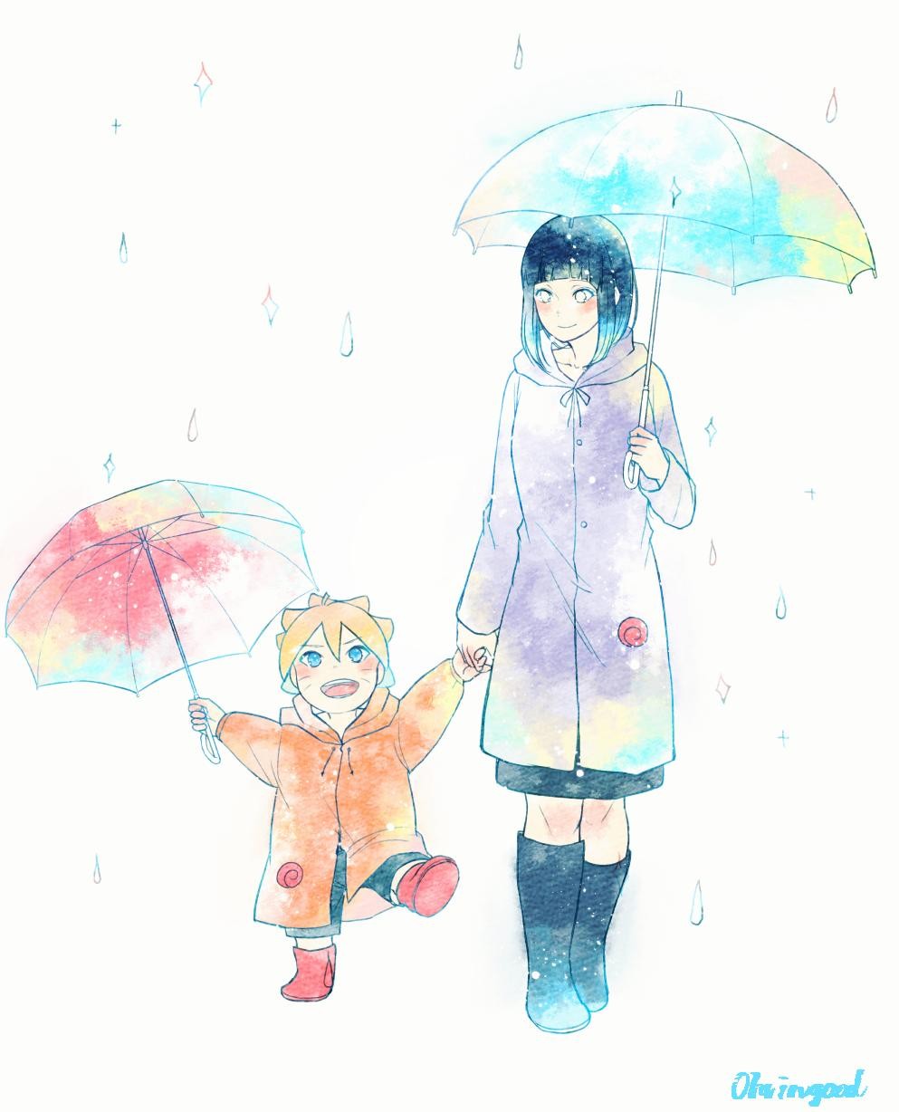 Hinata And Boruto Hyuga Wallpaper