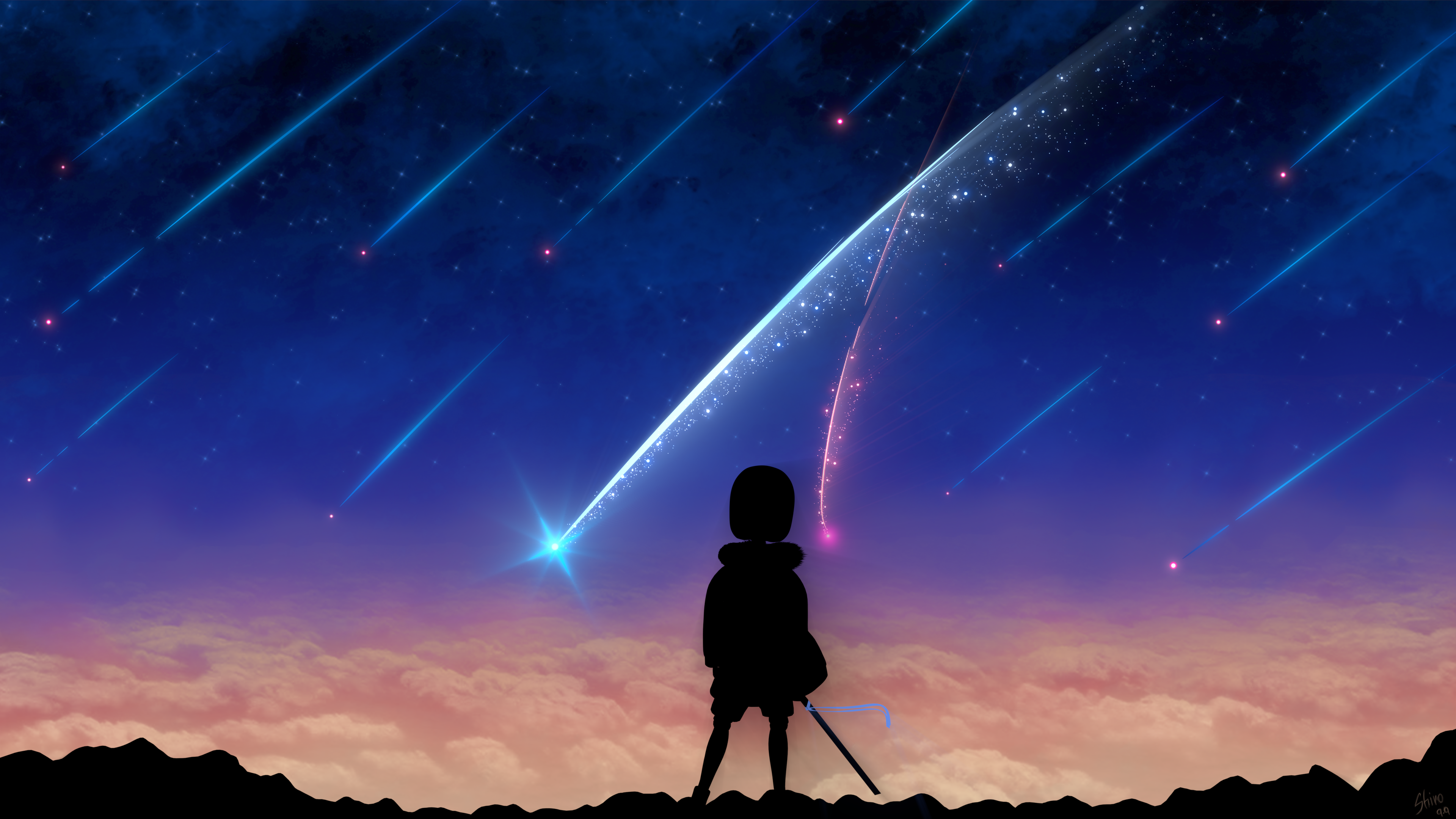 Sans Starry Night Wallpaper