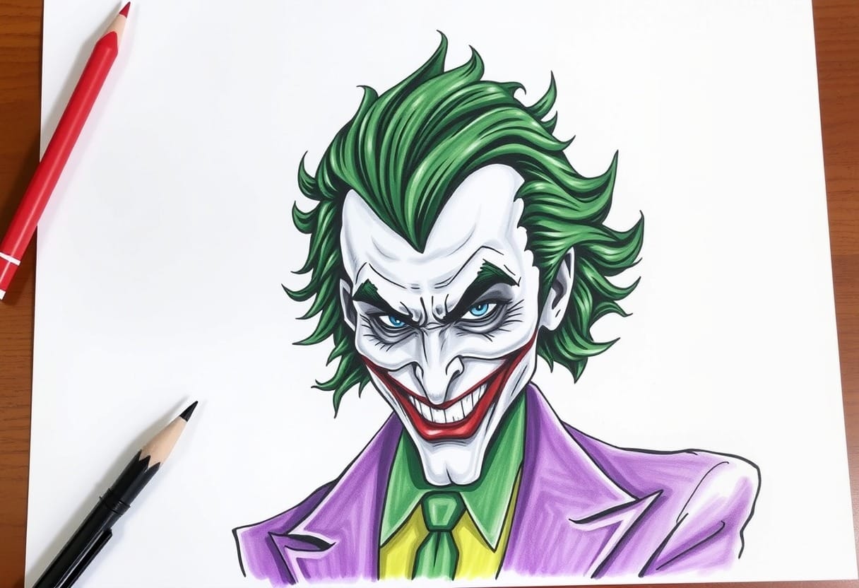Draw Joker Wallpaper