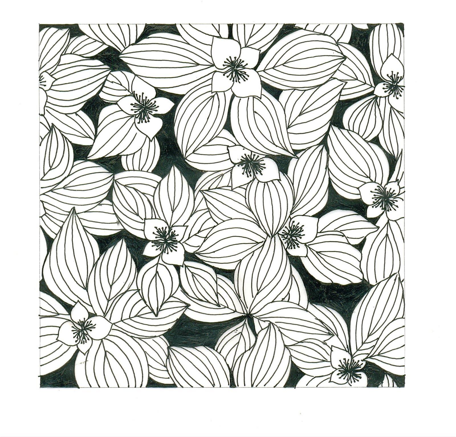 Printable Black And White Art Wallpaper