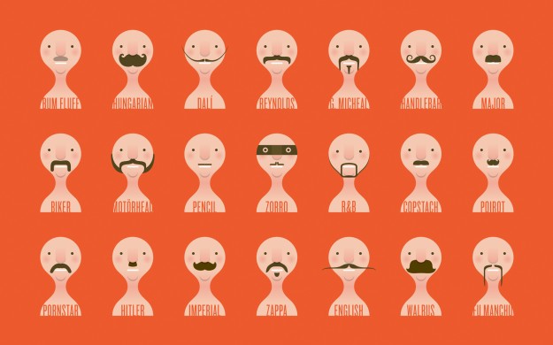Mustache Desktop Wallpaper