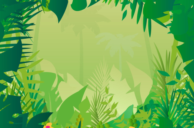 jungle background for kids