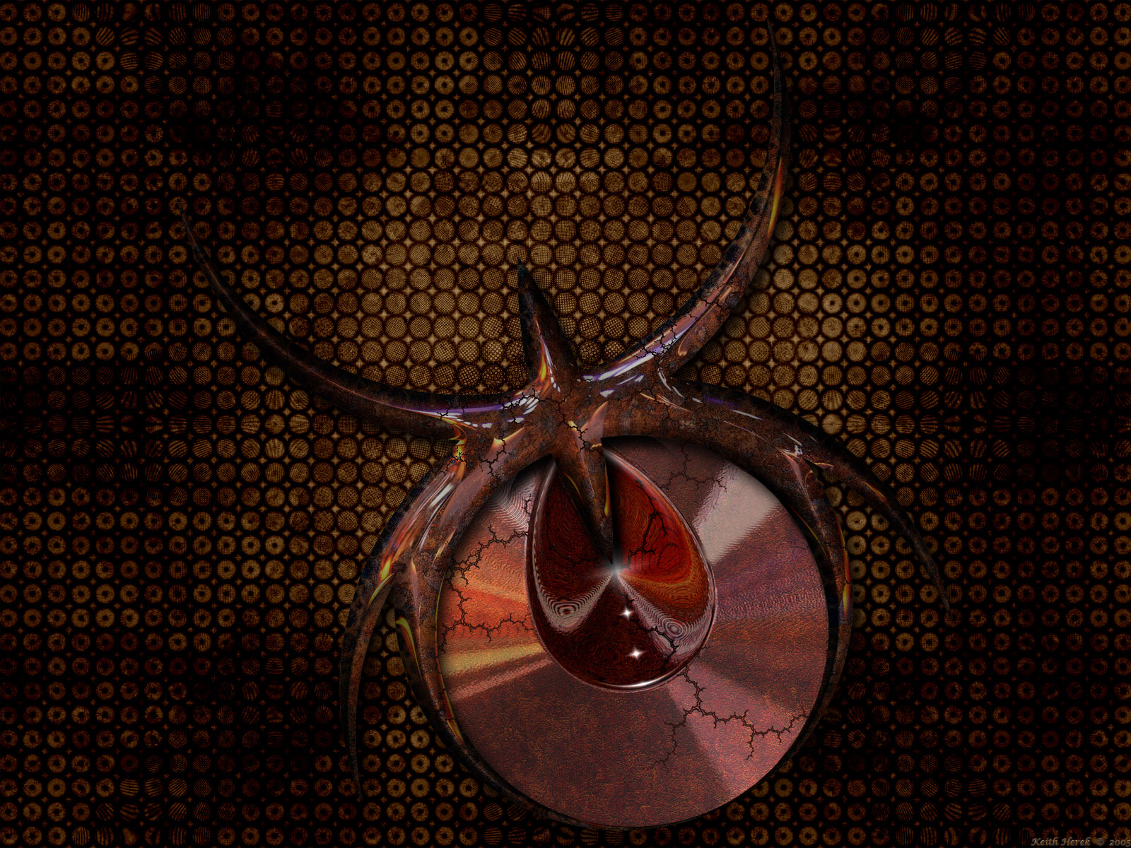Caedes Fire Spider By Kdh Customization Wallpaper Minimalistic Dark