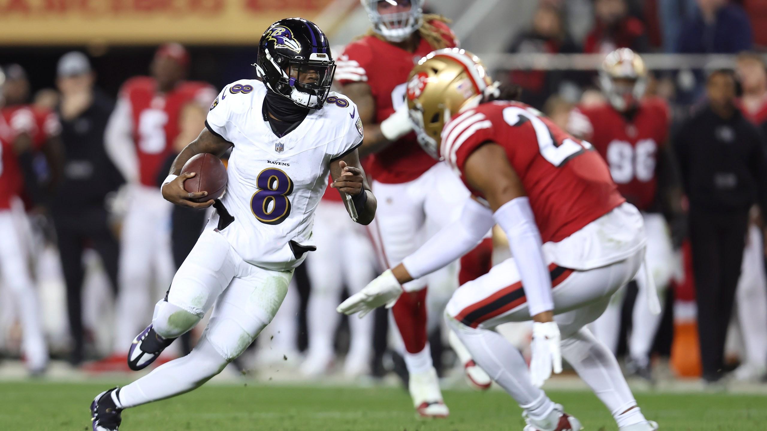 Lamar Jackson Leads The Ravens Past 49ers In A Showdown