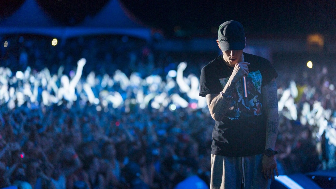 1366x768 Music Singer Rappers Hip Hop Rap Eminem Eminem