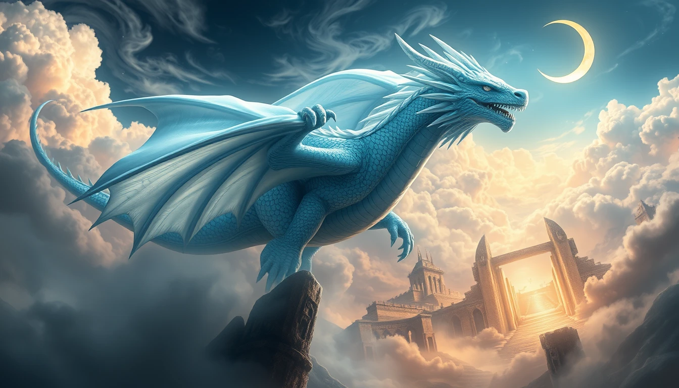 Blue Eyes White Dragon Wallpaper