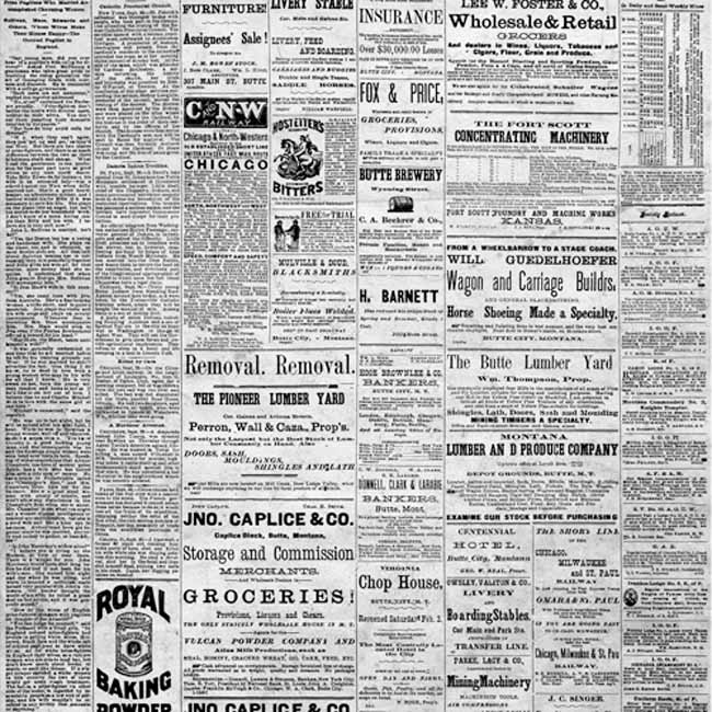 Bazzill Antique Collection Newsprint Paper
