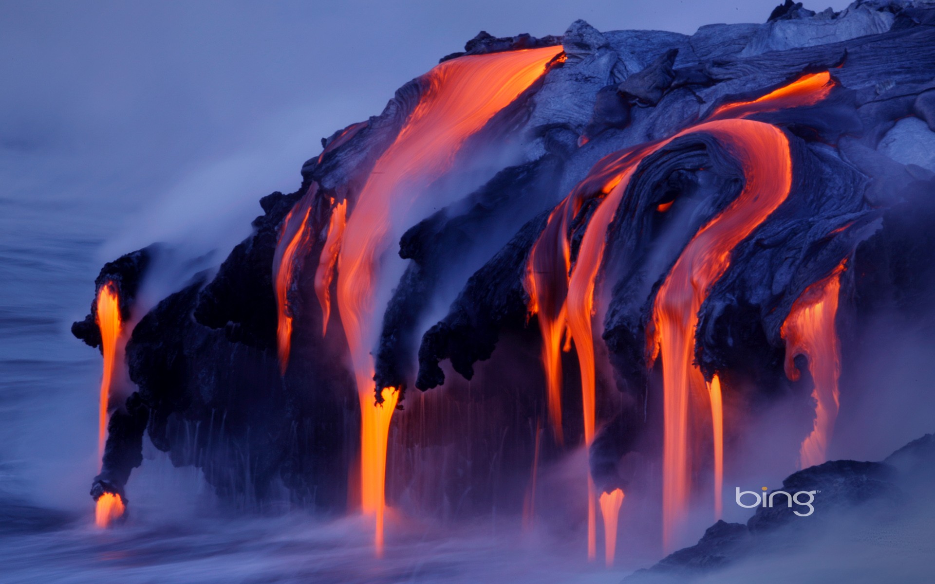 Lava Magma Watermark Bing Wallpaper