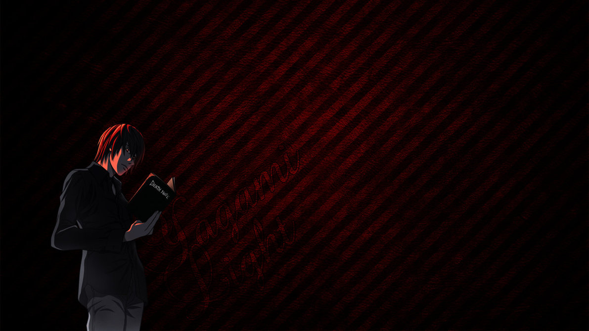 Death Note   Yagami Light Wallpaper by Subkulturee on