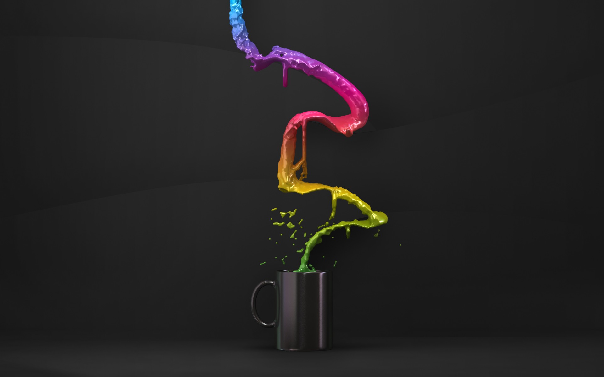 Cups Rainbows Flow Wallpaper HD Desktop And Mobile Background