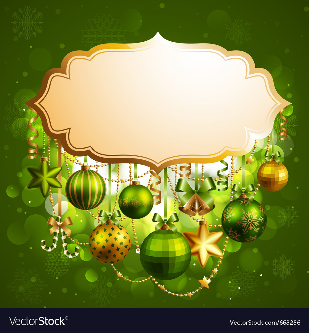 Beautiful Christmas Background Royalty Vector Image